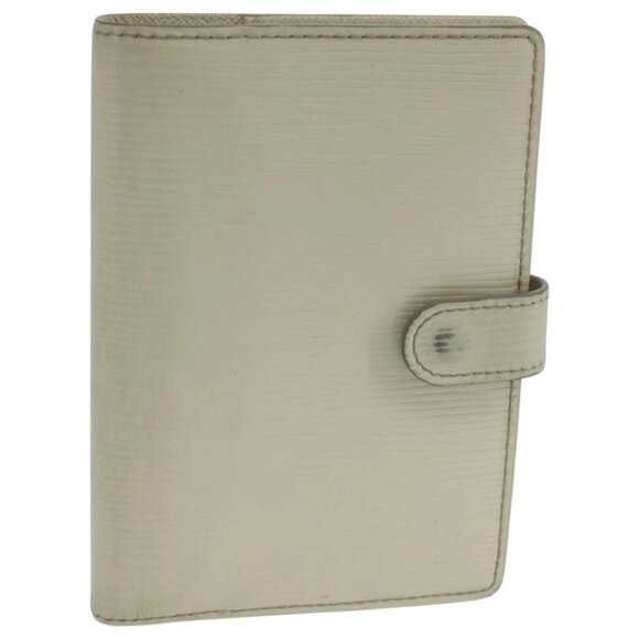 LOUIS VUITTON Epi Agenda PM Day Planner Cover White R2005J LV Auth 103668 - Picture 1 of 16